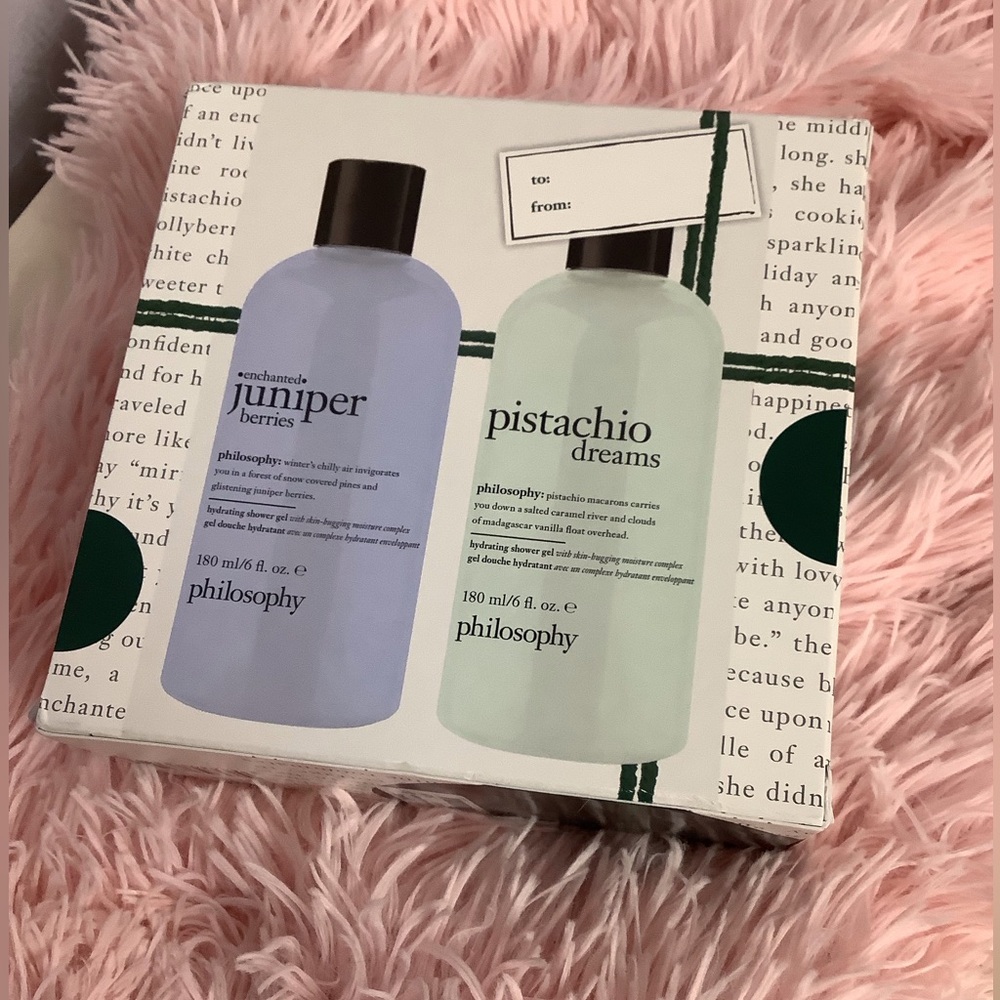 New 🎁 Idea Philosophy Juniper Berries & Pistachio Dreams Body Wash Set